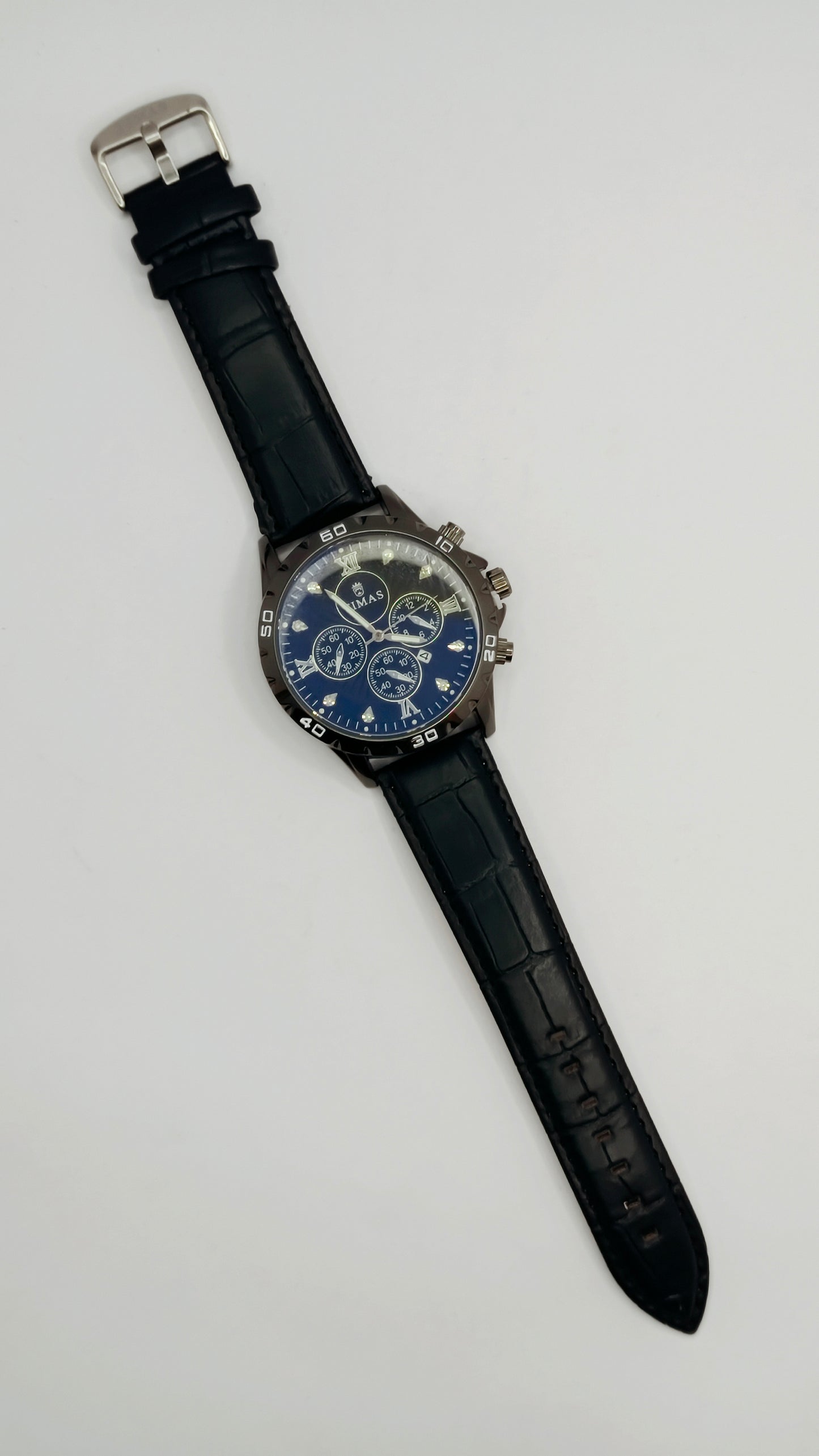 TIMAS Sunburst Blue Dial - With Warranty card