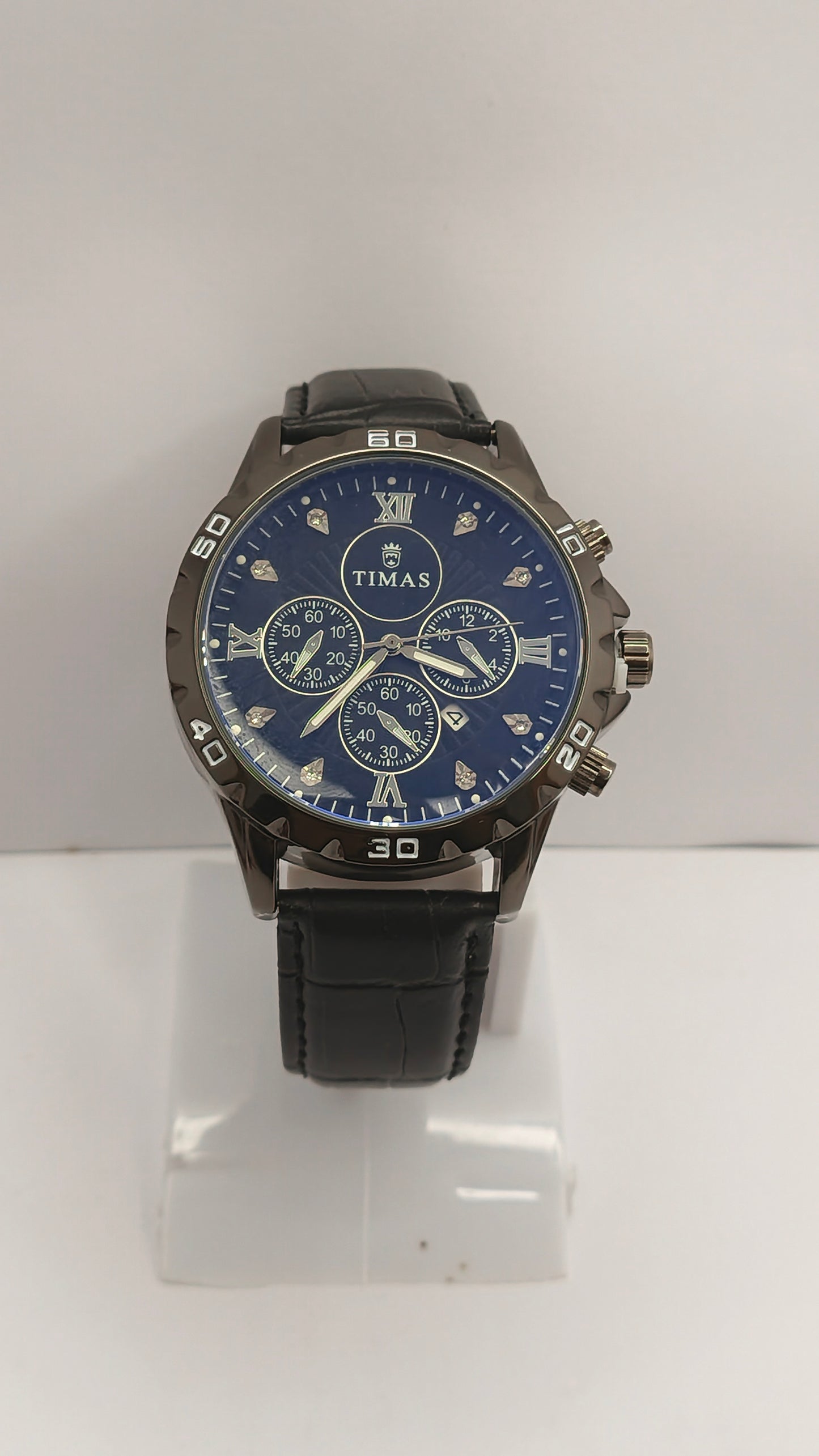 TIMAS Sunburst Blue Dial - With Warranty card
